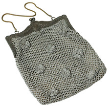 Alte Handtasche Stickerei