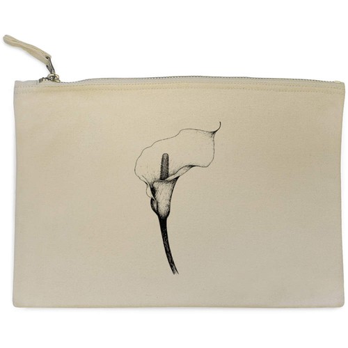 Canvas-Clutch/Accessoire-Tasch