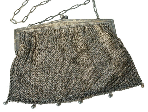 Alte alpacca silber handtasche - alte,