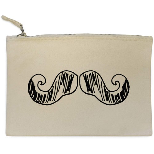 Canvas-Clutch/Zubehörkoffer