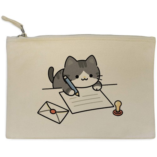 Canvas clutch zubehörtasche - canvas, clutch/zubehörtasche